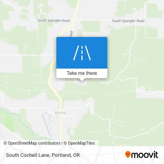 South Cochell Lane map