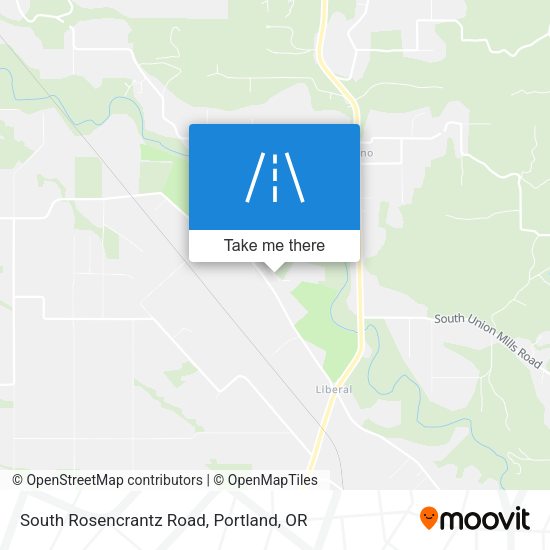 Mapa de South Rosencrantz Road