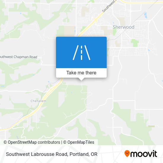 Southwest Labrousse Road map