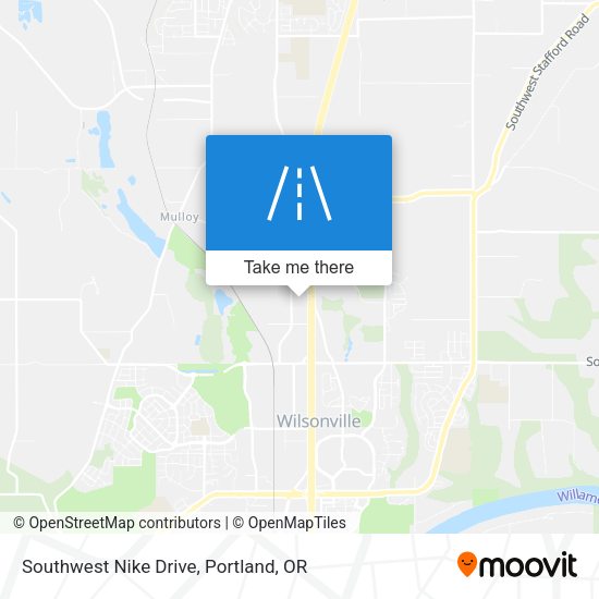 Mapa de Southwest Nike Drive