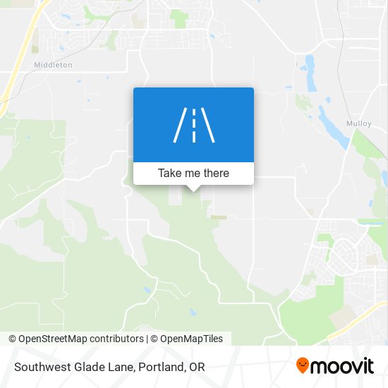 Mapa de Southwest Glade Lane