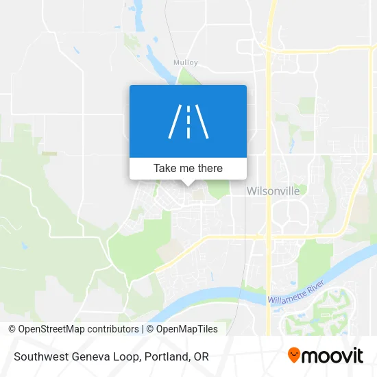 Southwest Geneva Loop map