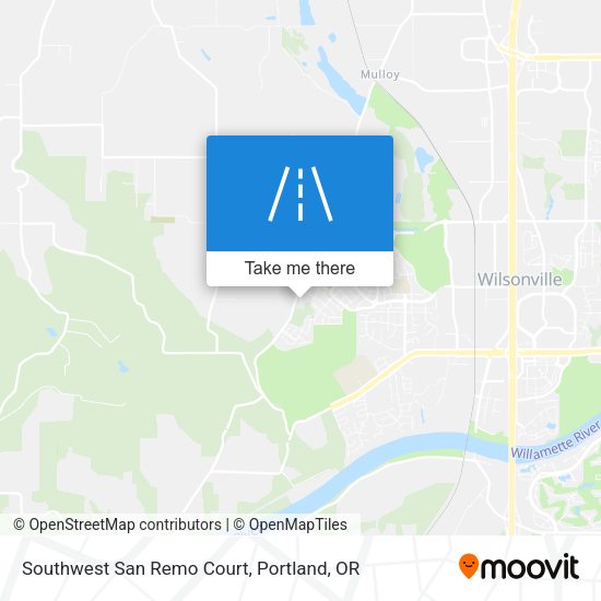 Southwest San Remo Court map