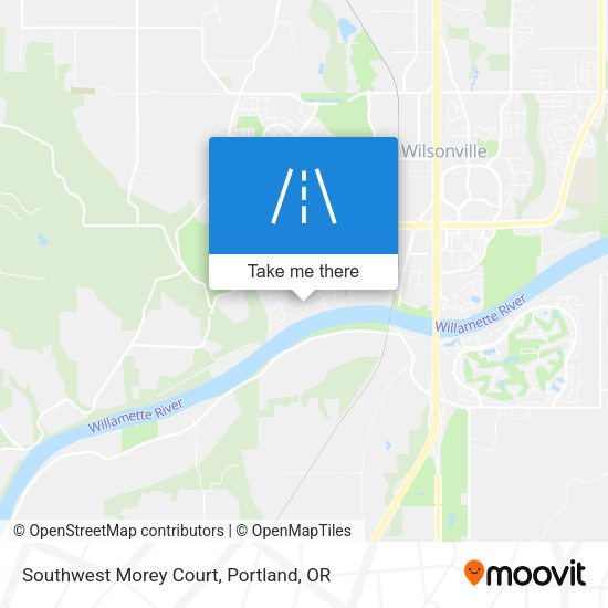 Mapa de Southwest Morey Court