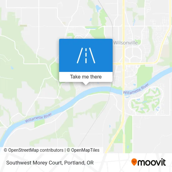 Southwest Morey Court map