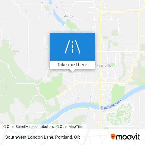 Southwest London Lane map