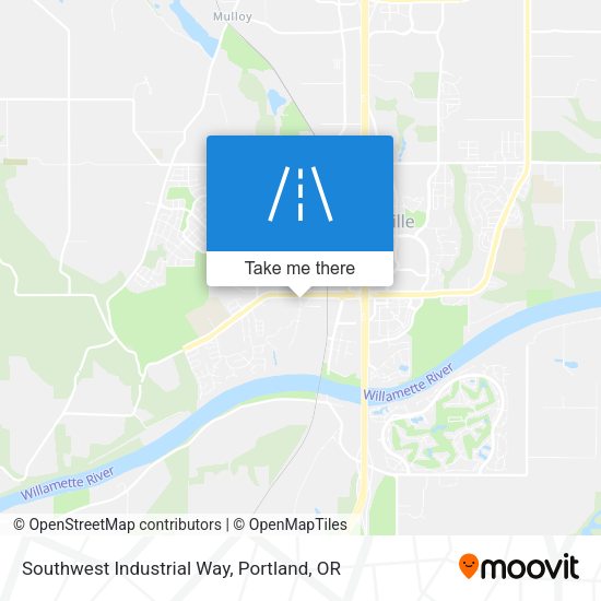 Southwest Industrial Way map