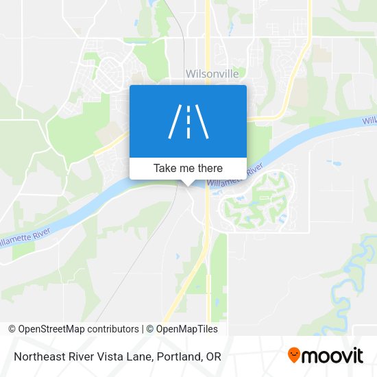 Northeast River Vista Lane map