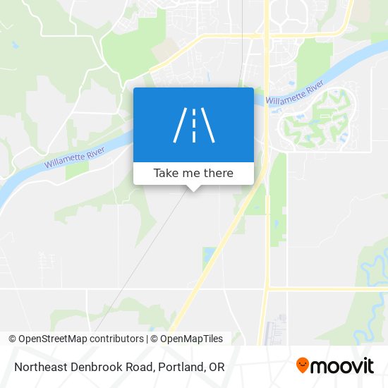 Northeast Denbrook Road map