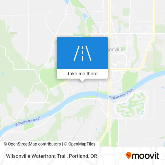 Wilsonville Waterfront Trail map