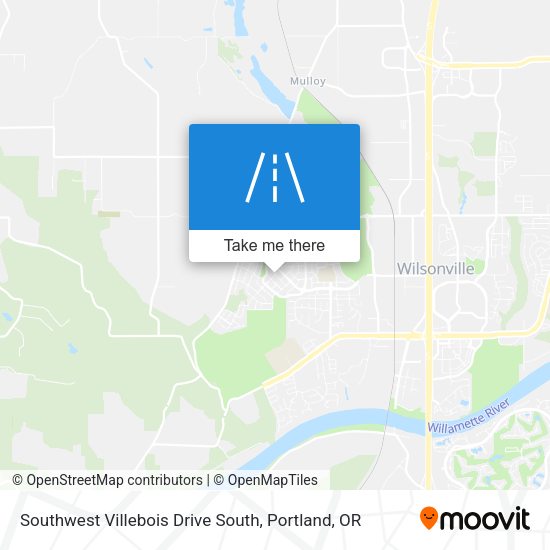 Southwest Villebois Drive South map