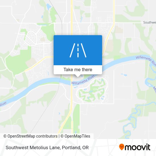 Mapa de Southwest Metolius Lane
