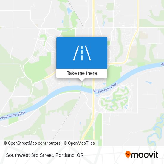 Southwest 3rd Street map