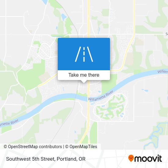 Mapa de Southwest 5th Street