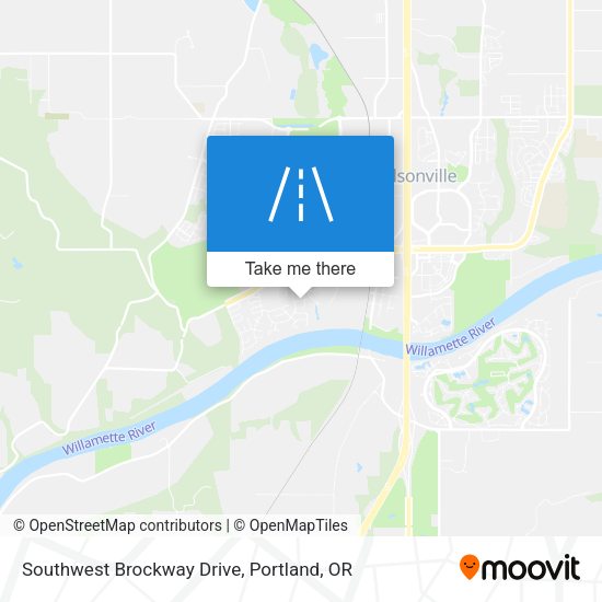 Mapa de Southwest Brockway Drive