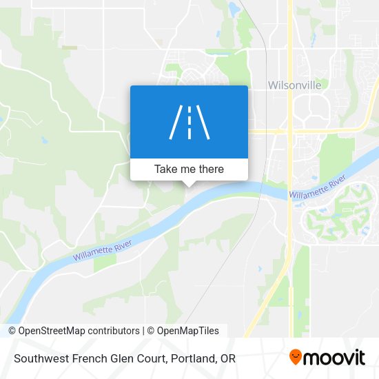 Southwest French Glen Court map