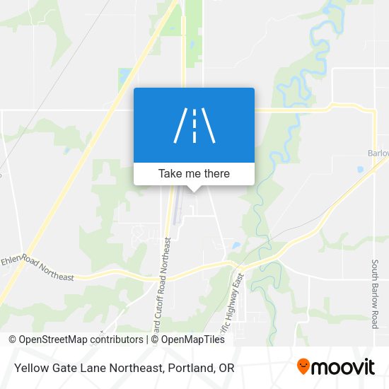 Yellow Gate Lane Northeast map