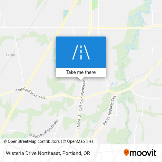 Wisteria Drive Northeast map