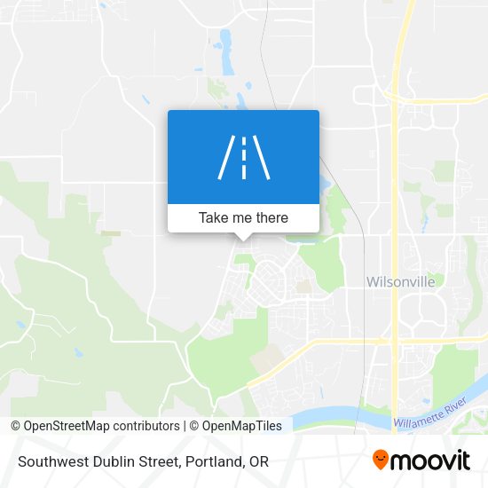 Southwest Dublin Street map