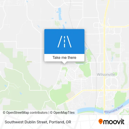 Southwest Dublin Street map