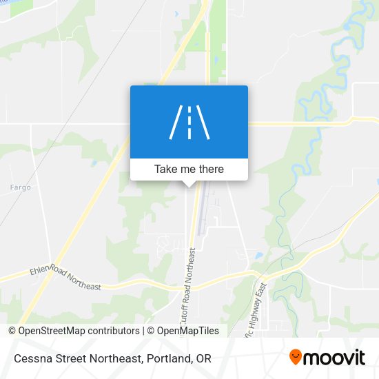 Cessna Street Northeast map