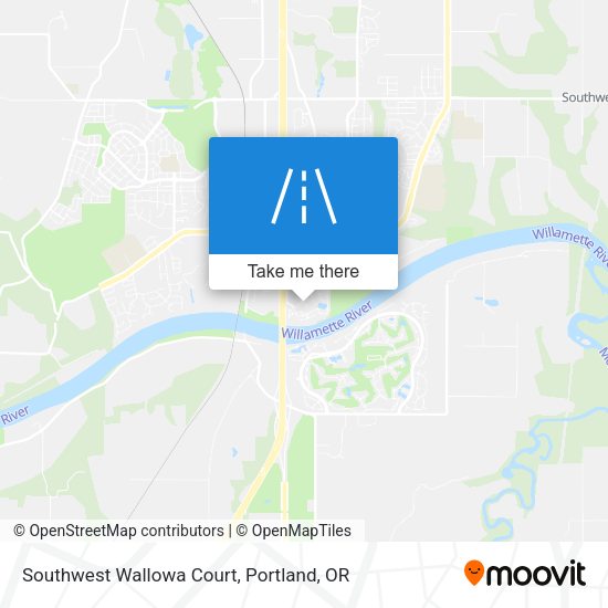 Southwest Wallowa Court map