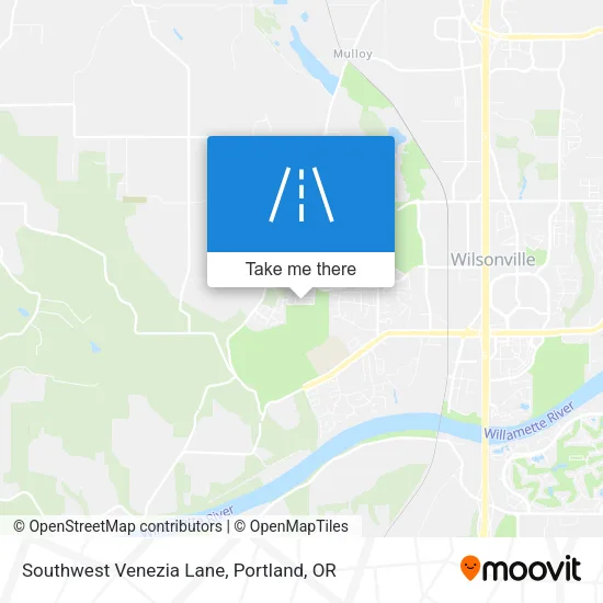 Southwest Venezia Lane map