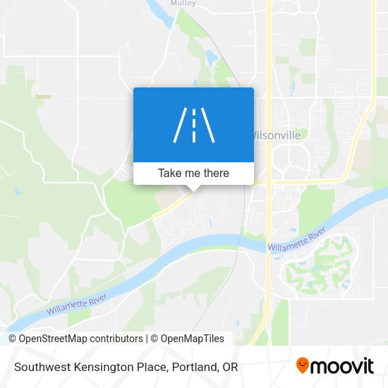 Southwest Kensington Place map