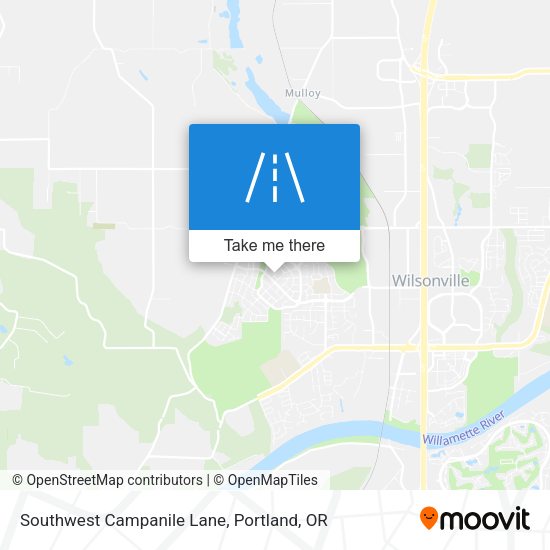 Southwest Campanile Lane map