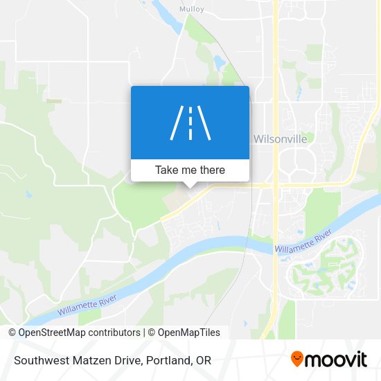 Southwest Matzen Drive map