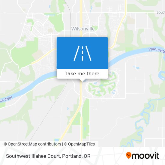 Southwest Illahee Court map
