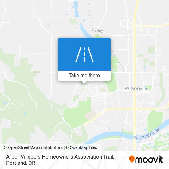 Arbor Villebois Homeowners Association Trail map