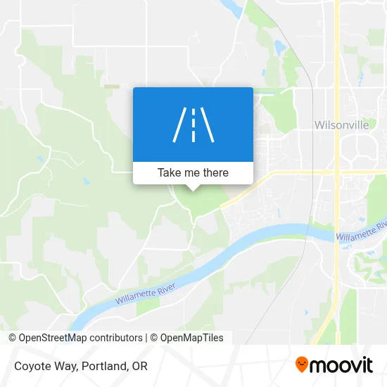 Coyote Way map