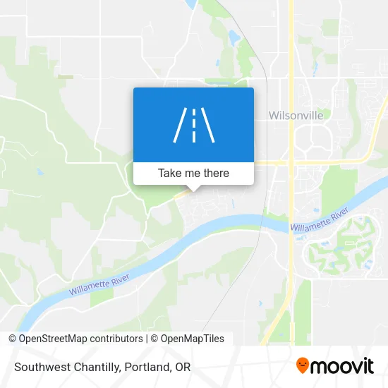 Southwest Chantilly map