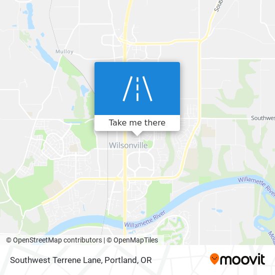 Southwest Terrene Lane map