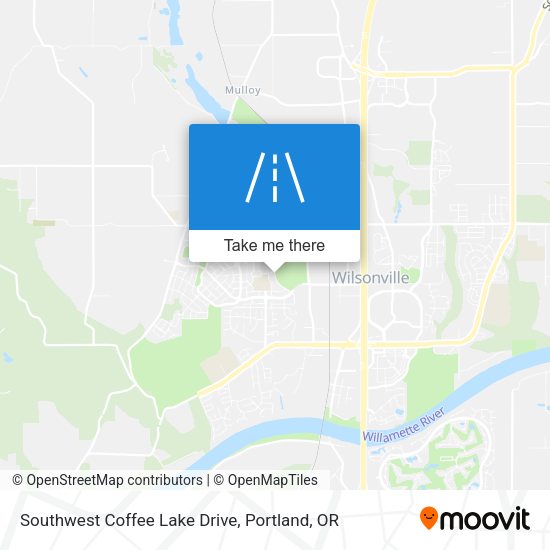 Southwest Coffee Lake Drive map