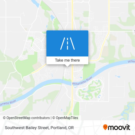 Mapa de Southwest Bailey Street