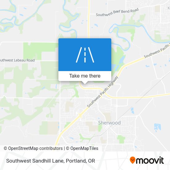 Mapa de Southwest Sandhill Lane