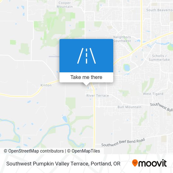 Southwest Pumpkin Valley Terrace map