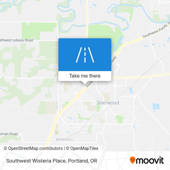 Southwest Wisteria Place map