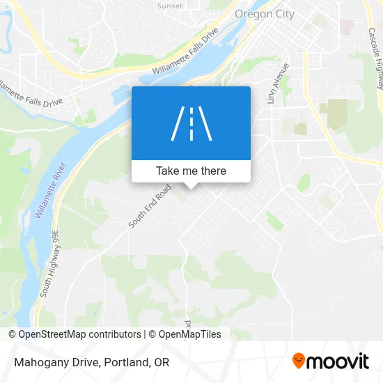 Mahogany Drive map