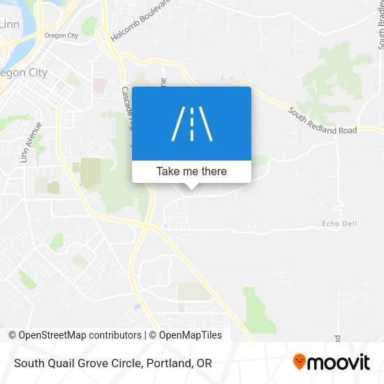 Mapa de South Quail Grove Circle