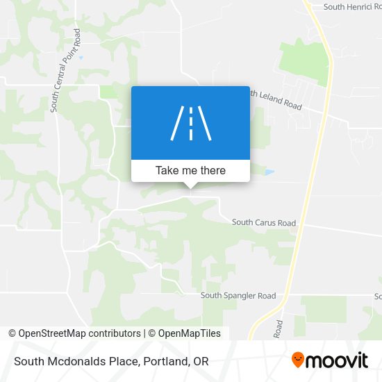 Mapa de South Mcdonalds Place