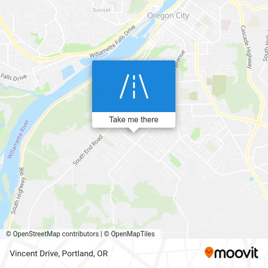 Vincent Drive map