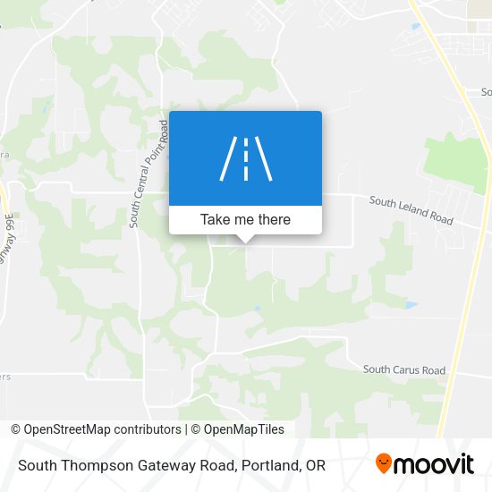Mapa de South Thompson Gateway Road