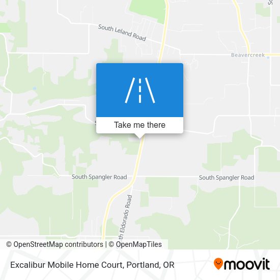 Mapa de Excalibur Mobile Home Court