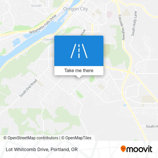 Lot Whitcomb Drive map