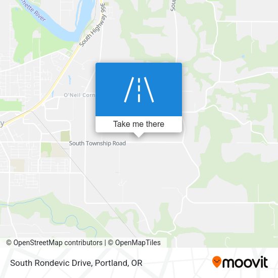 South Rondevic Drive map