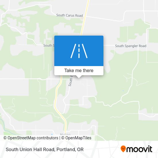 South Union Hall Road map