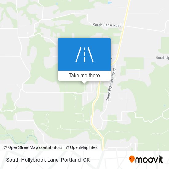 South Hollybrook Lane map